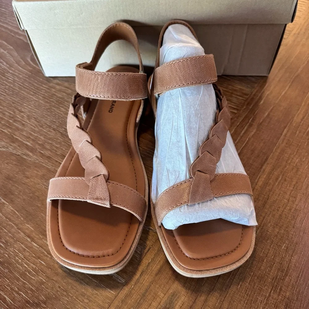 Lucky Brand Natany sandals in latte (tan) 8.5M - Picture 3 of 11